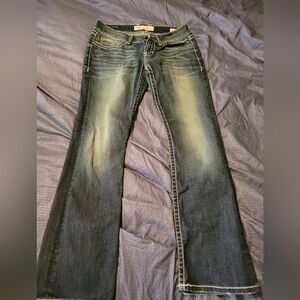 BKE Women's Straight Leg Jeans - Blue